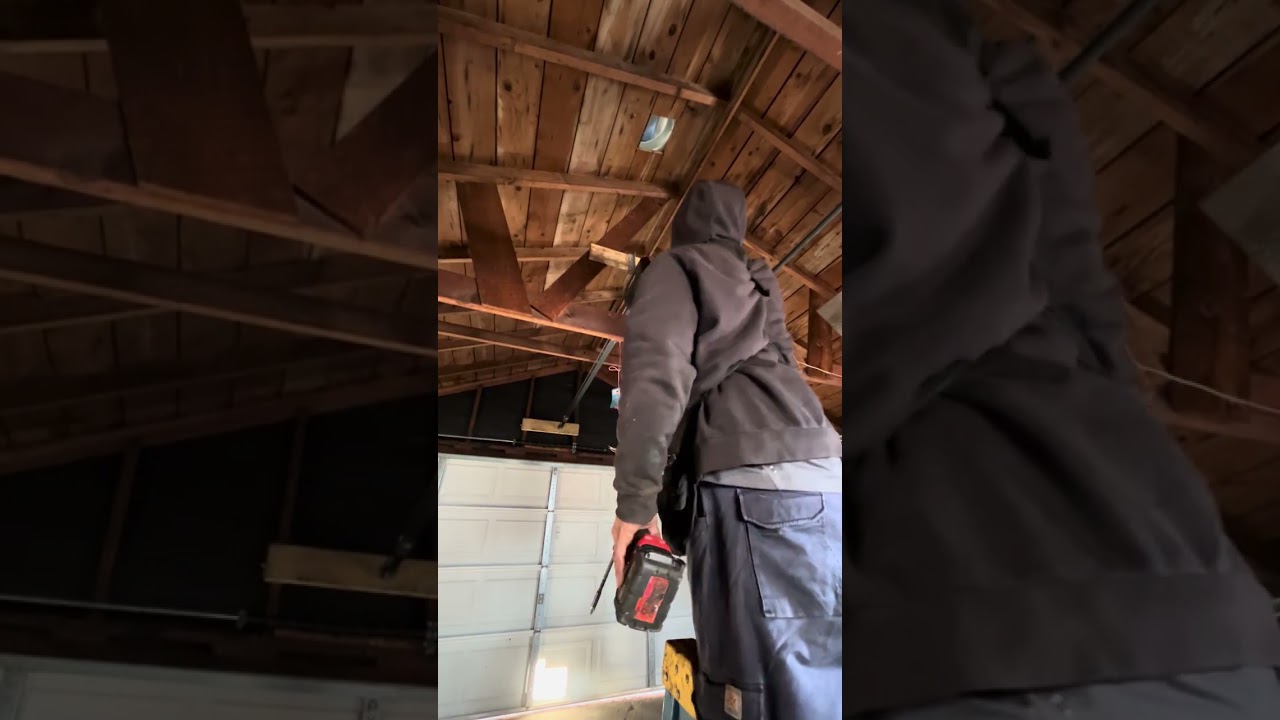 How to uninstall and reinstall a new operator for your garage door @liftmaster 