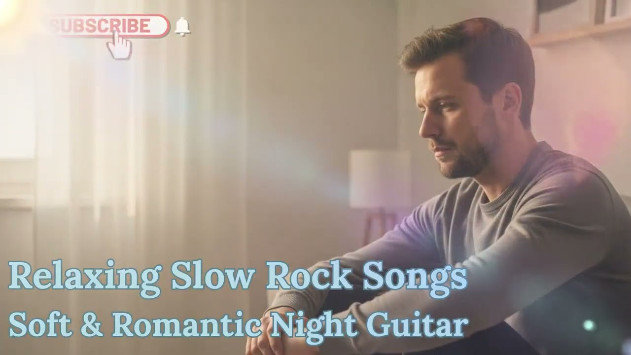Chill Soft Rock Playlist for Late Night – Relaxing Slow Rock Guitar Mix