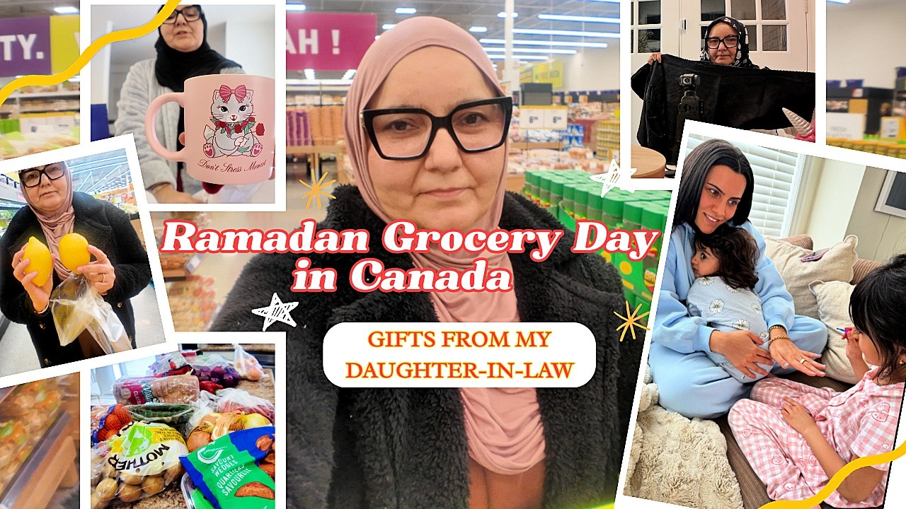 I Didn’t Expect This… 😭 | Ramadan Gifts from Daughter-in-Law | Ramadan Grocery Day in Canada 