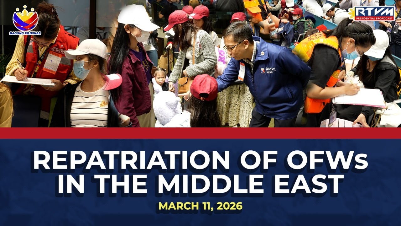 Repatriation of OFWs in the Middle East
