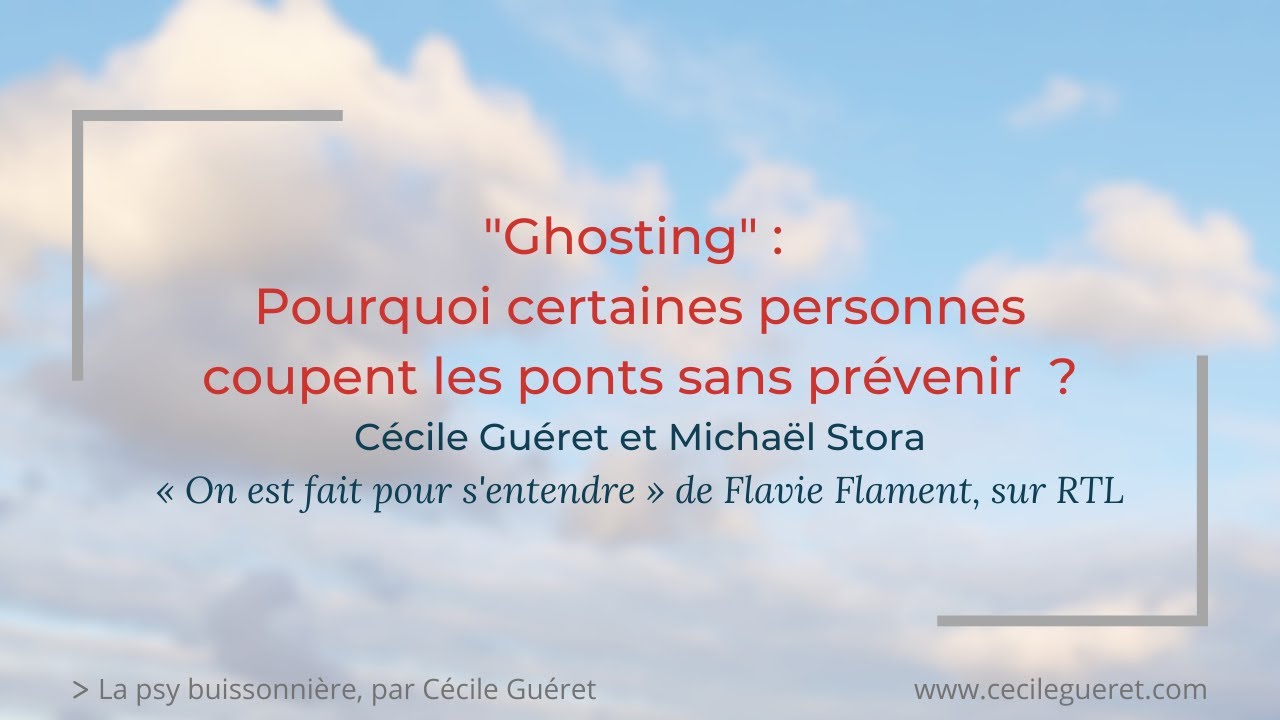 Amour : Quand l'autre disparaît - le Ghosting (RTL) - Vidéo