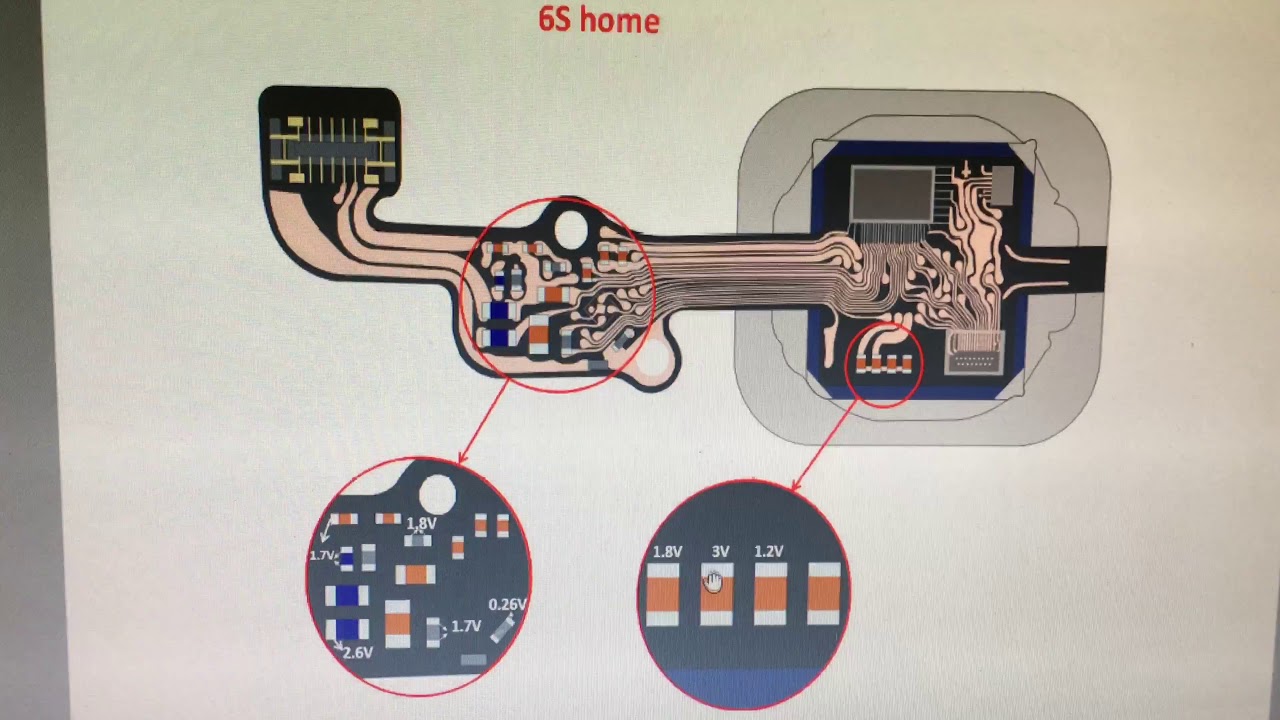 iPhone 6S утопленник. Не работает Tach ID