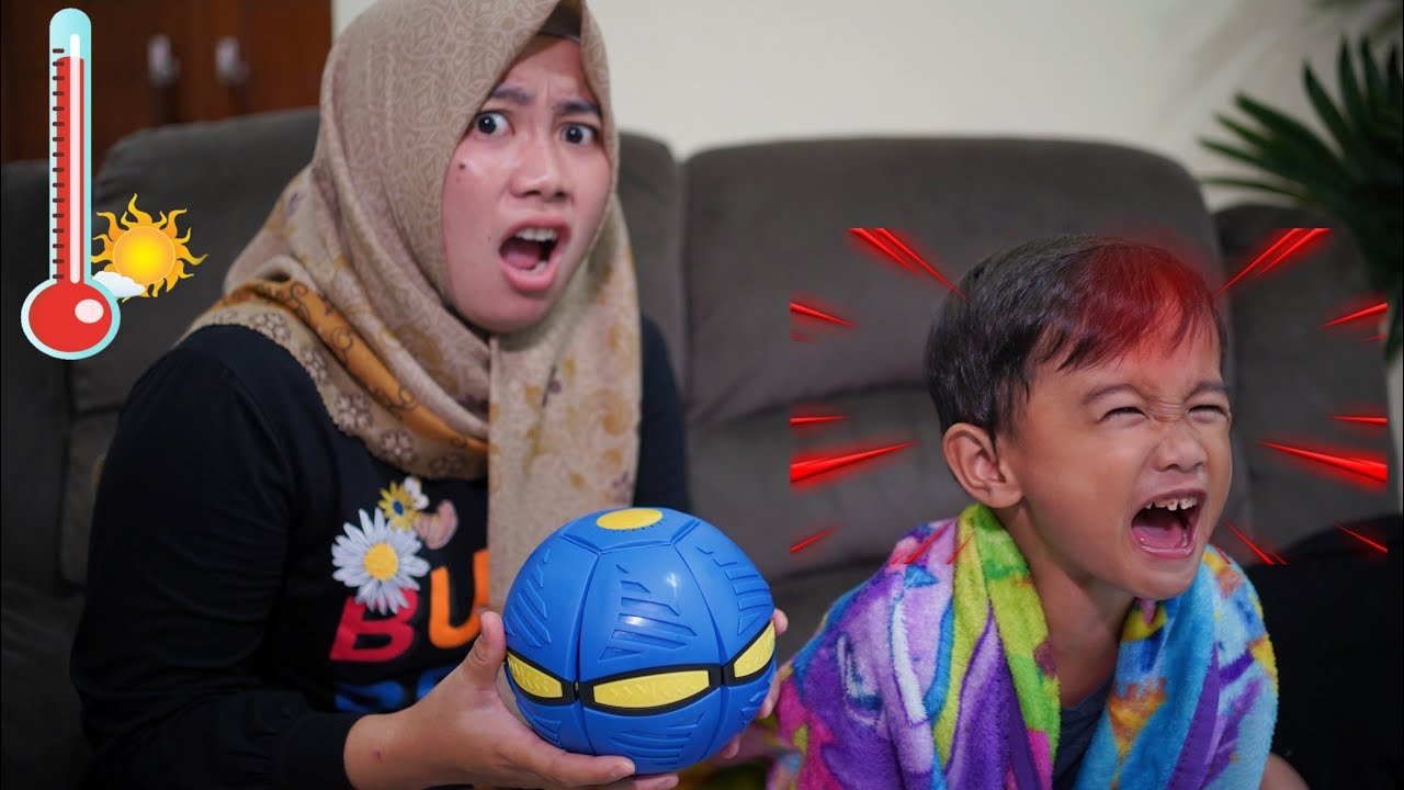 ALI SAKIT DEMAM 🥵 MINTA MAINAN Pecah Ballon Air | Alivlog