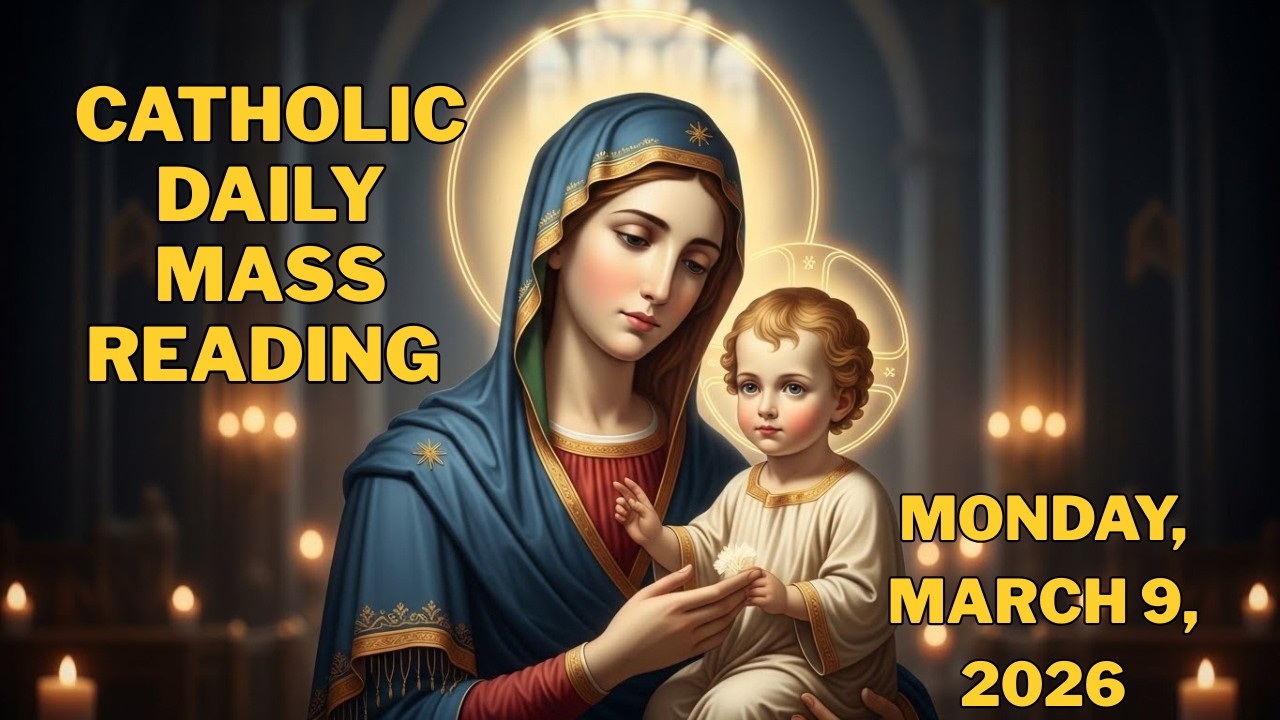 Daily Catholic Mass Readings for Monday of the Third Week of Lent, March 9th, 2026.