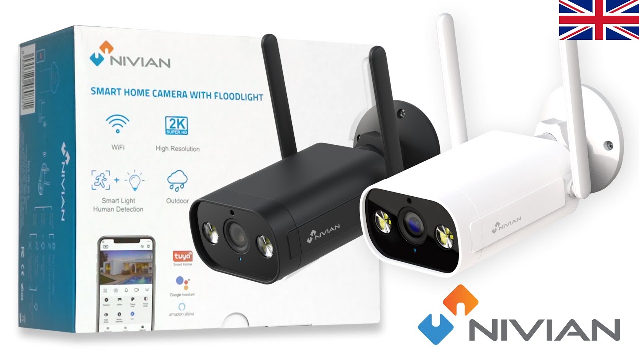 Nivian NVS-IPC-02-L Wifi Camera with Spot Light and Night Vision