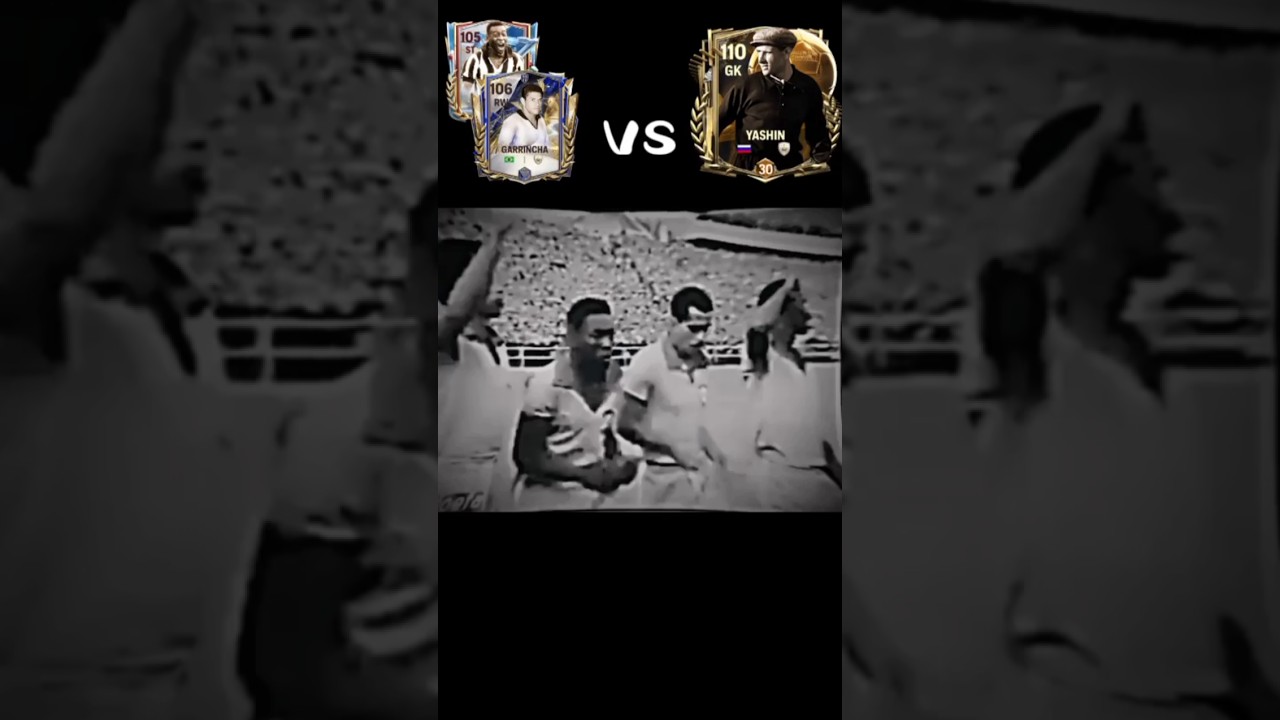 Pele & Garrincha vs Yashin 