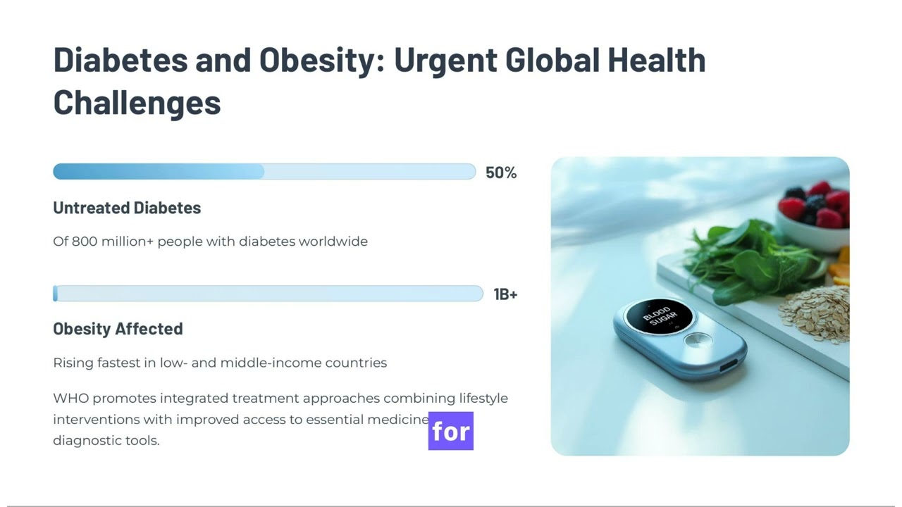 Global Health Crisis  Obesity and Mental Health on the Rise 🌍