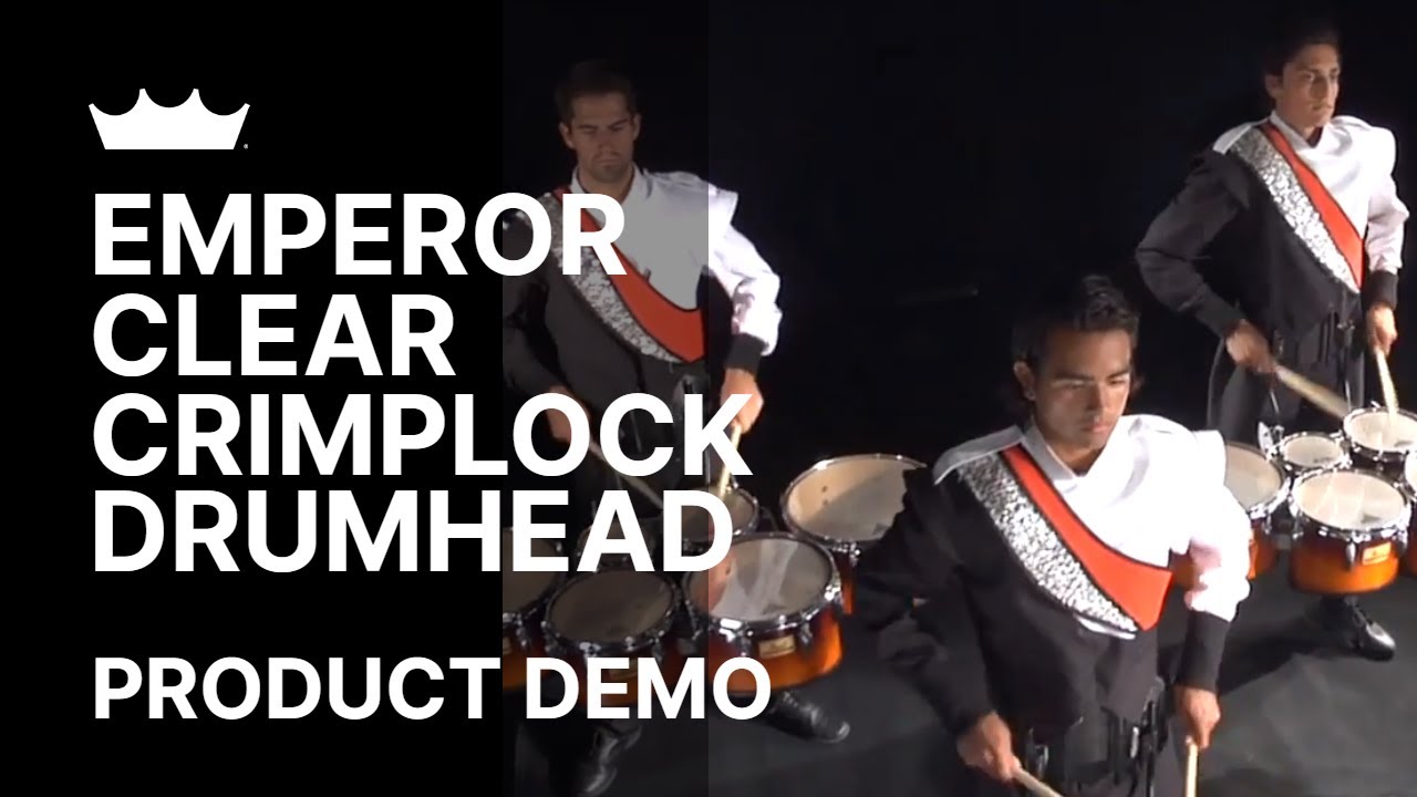 Emperor Clear Crimplock Drumhead - Product Demo | Remo