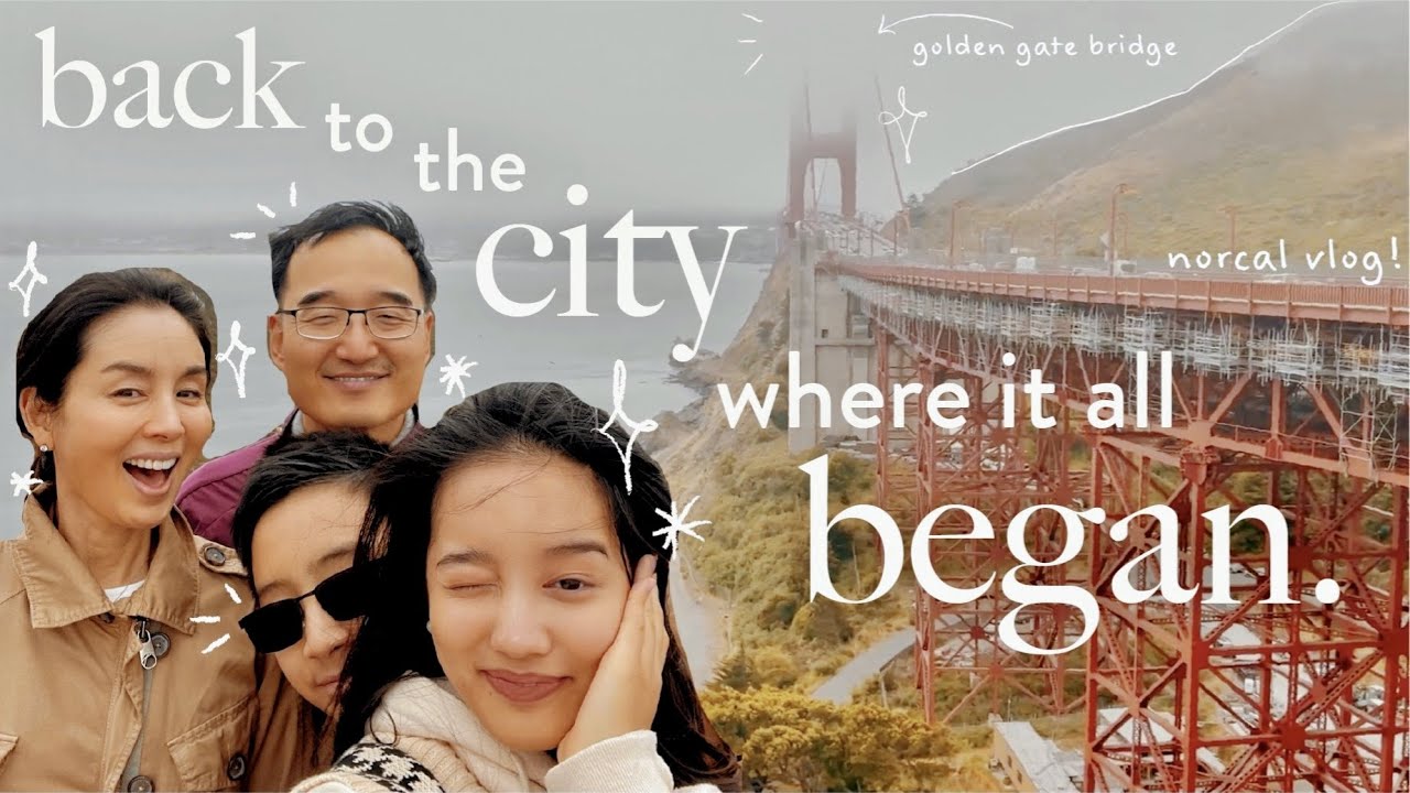 JAMPACKED NORCAL FAMILY VLOG | finally returning to my birthplace 21 years after I left...  🌁☁️