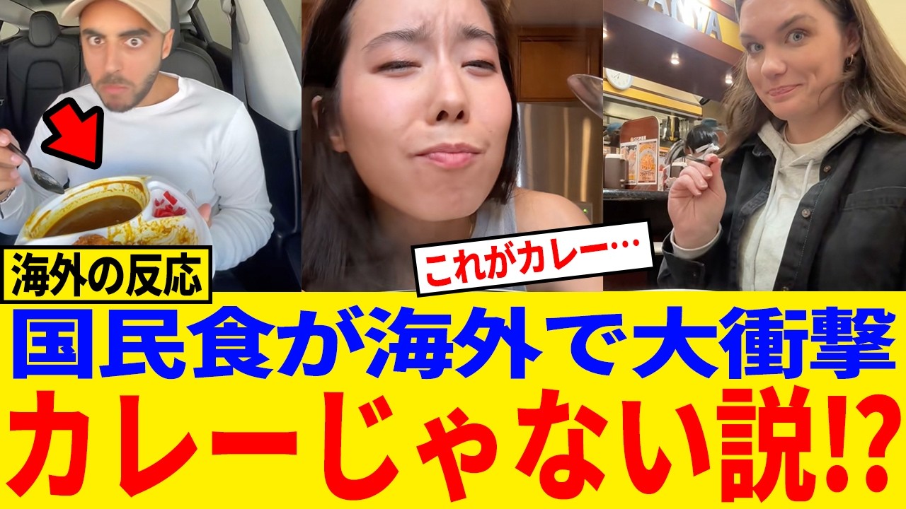 【海外の反応】「これがカレー!?」日本式カレーが“別ジャンル”でバズる理由#日本称賛#海外反応#カレー#カレーライス#カレールー