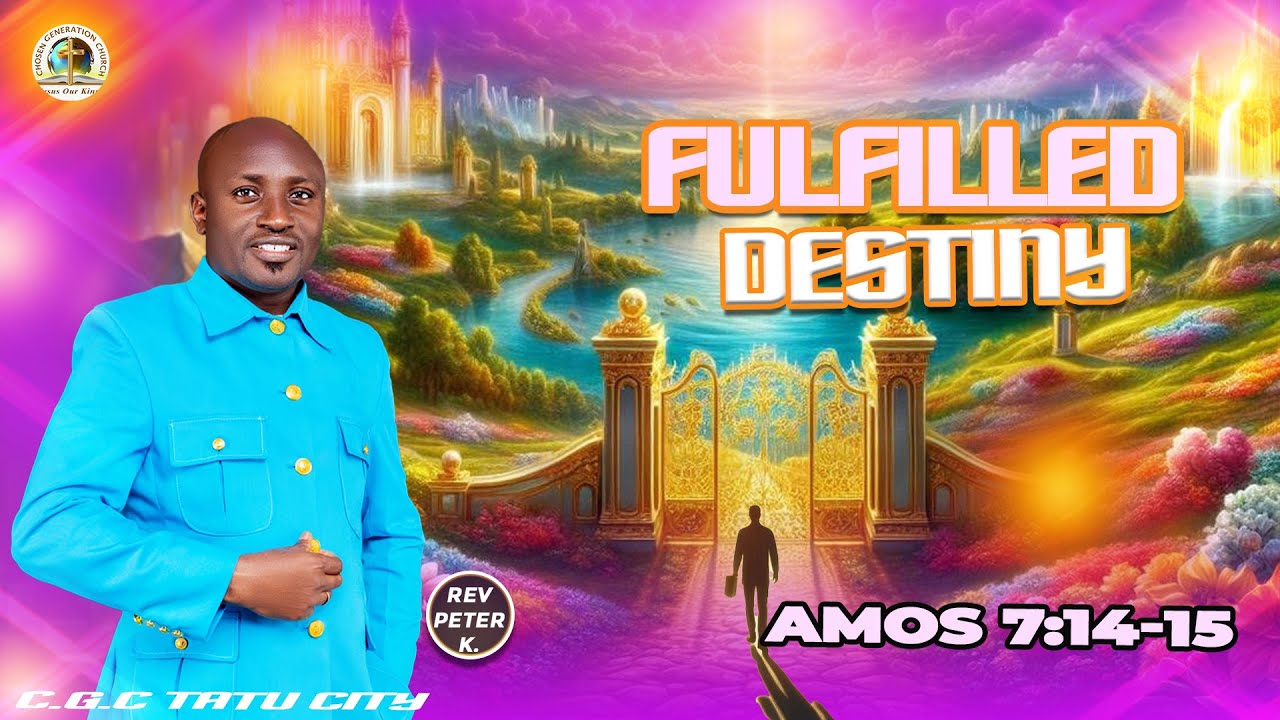 FULFILLED DESTINY || AMOS 7:14-15 || WITH REV PETER KARIUKI