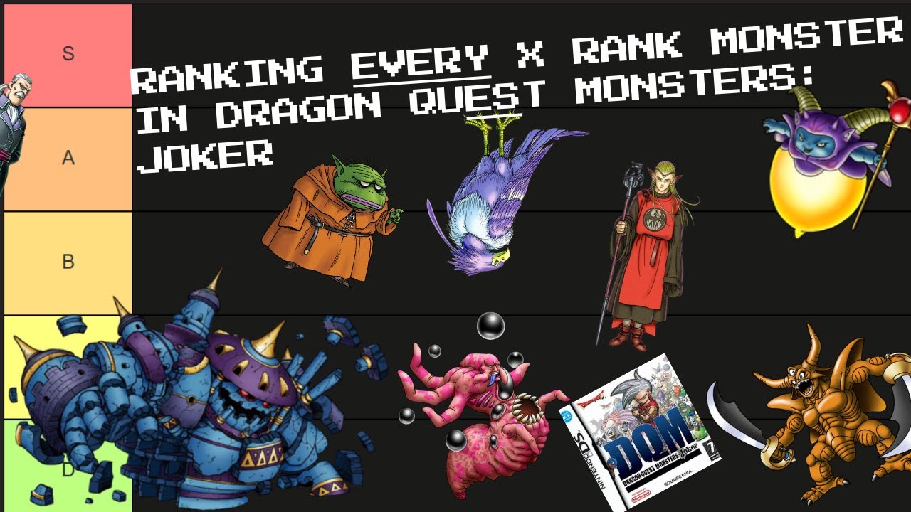 Ranking Every Rank X Monster in Dragon Quest Monsters: Joker