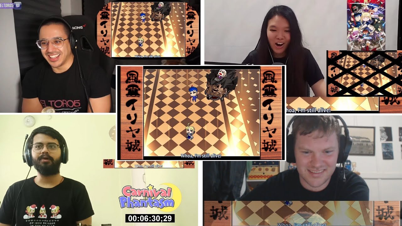 Carnival Phantasm - illya's Castle Special Reaction Mashup