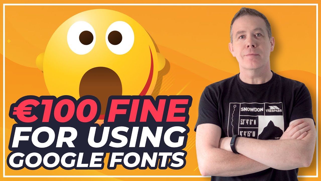 &euro;100 FINE in Germany For Using Google Fonts - A Simple Solution!