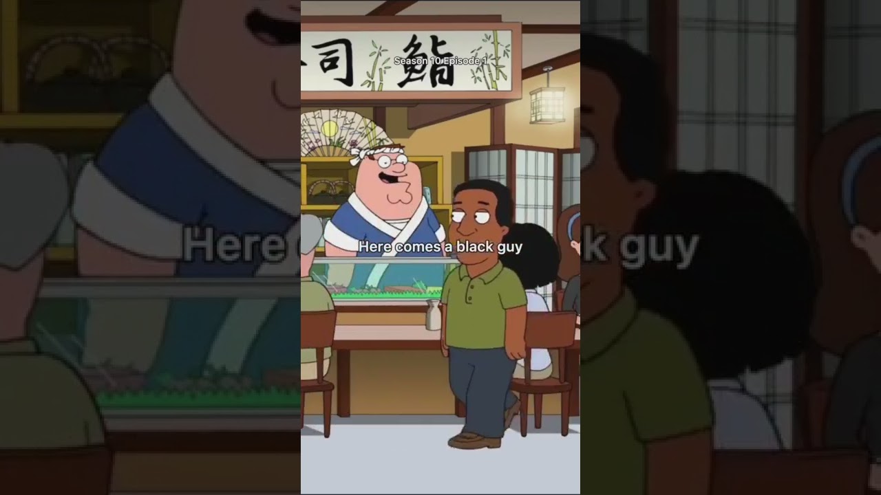 Family Guy - Here comes a black guy