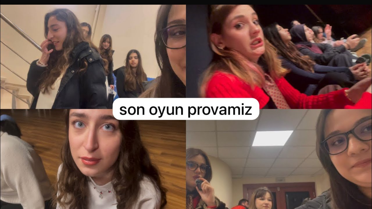 yetiskin oyunu son prova vlog😮‍💨🎭