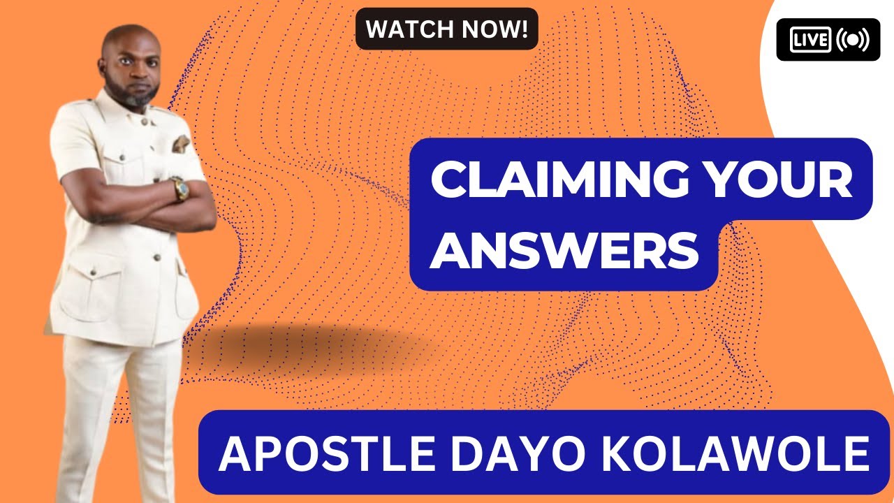 APOSTOLIC PRAYER CHAIN: CLAIMING YOUR ANSWERS