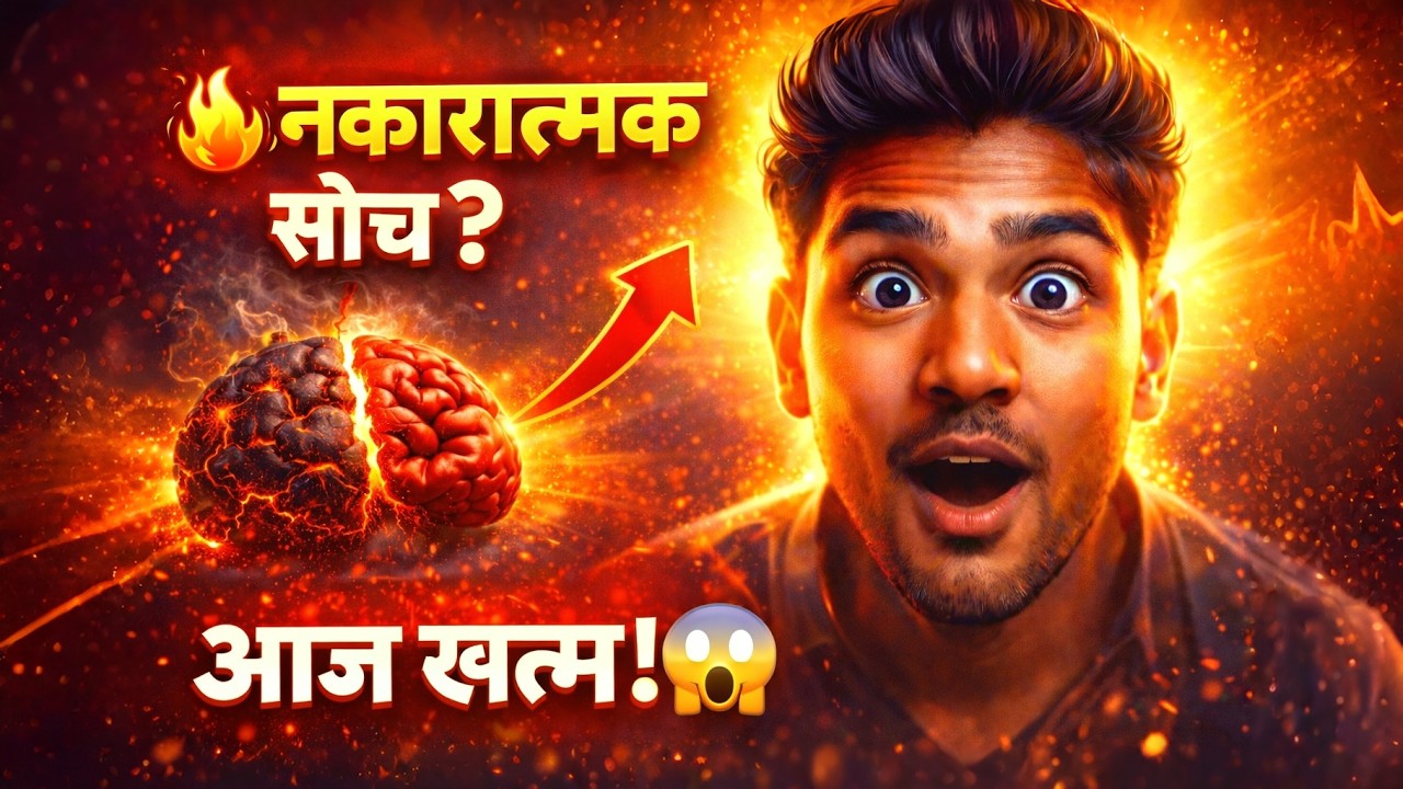 🔥 नकारात्मक सोच को 24 घंटे में खत्म करो | Guaranteed तरीका 💯