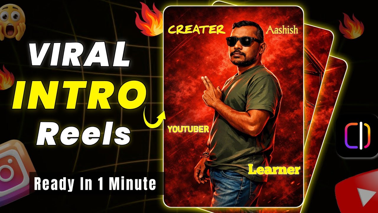 How to Edit VIRAL AI Intro Reels (2026 Trend) | AA23 Edit tutorial for mobile 🔥