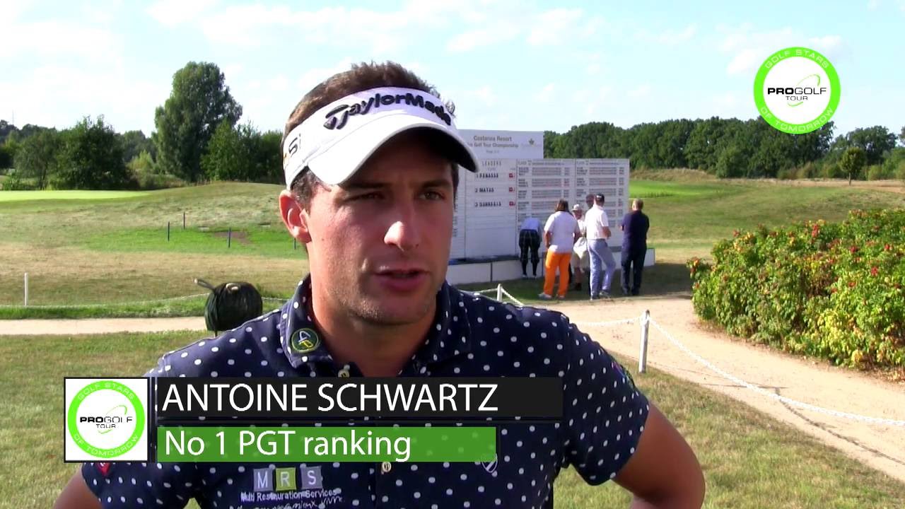 Interview with Antoine Schwartz (France), No 1 of the Pro Golf Tour Order of Merit