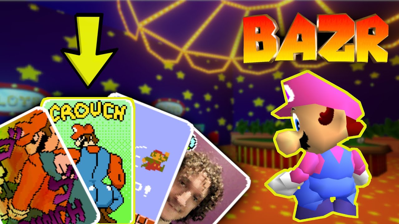 Super Mario 64 But Cards Control Me | BAZR