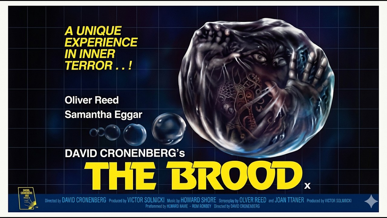 The Brood  (1979) Horror   starring Oliver Reed and Samantha Eggar. Directed by David Cronenberg.