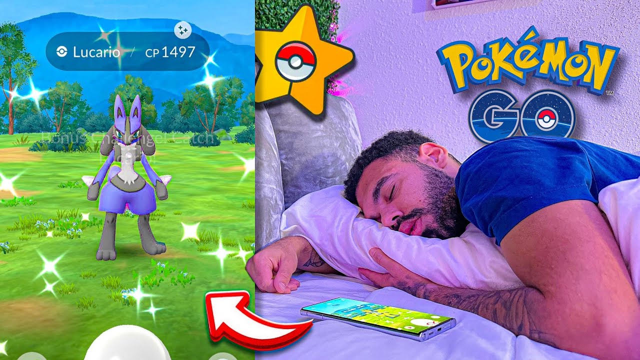 PEGANDO ✨SHINY✨ENQUANTO DURMO... EXTRA&Iacute; 100% DO PODER DO PGSHARP!! 🤯 #pokemongo
