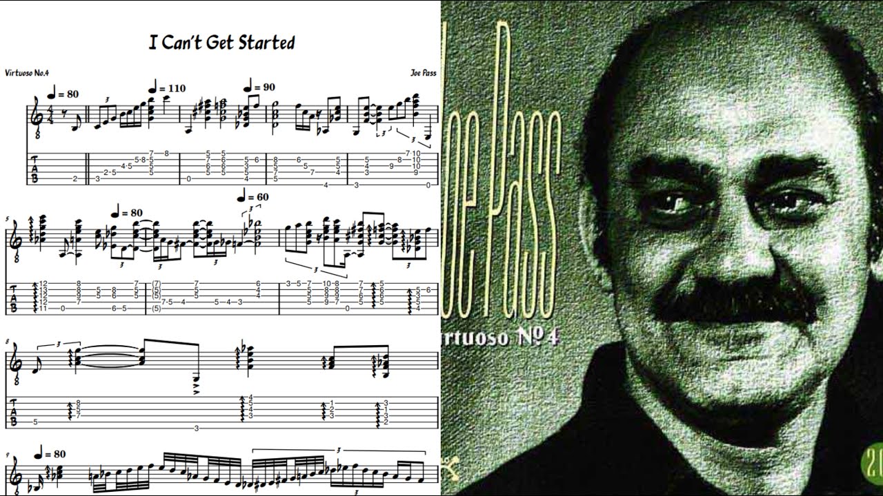 Joe Pass - I Can't Get Started (Transcription)
