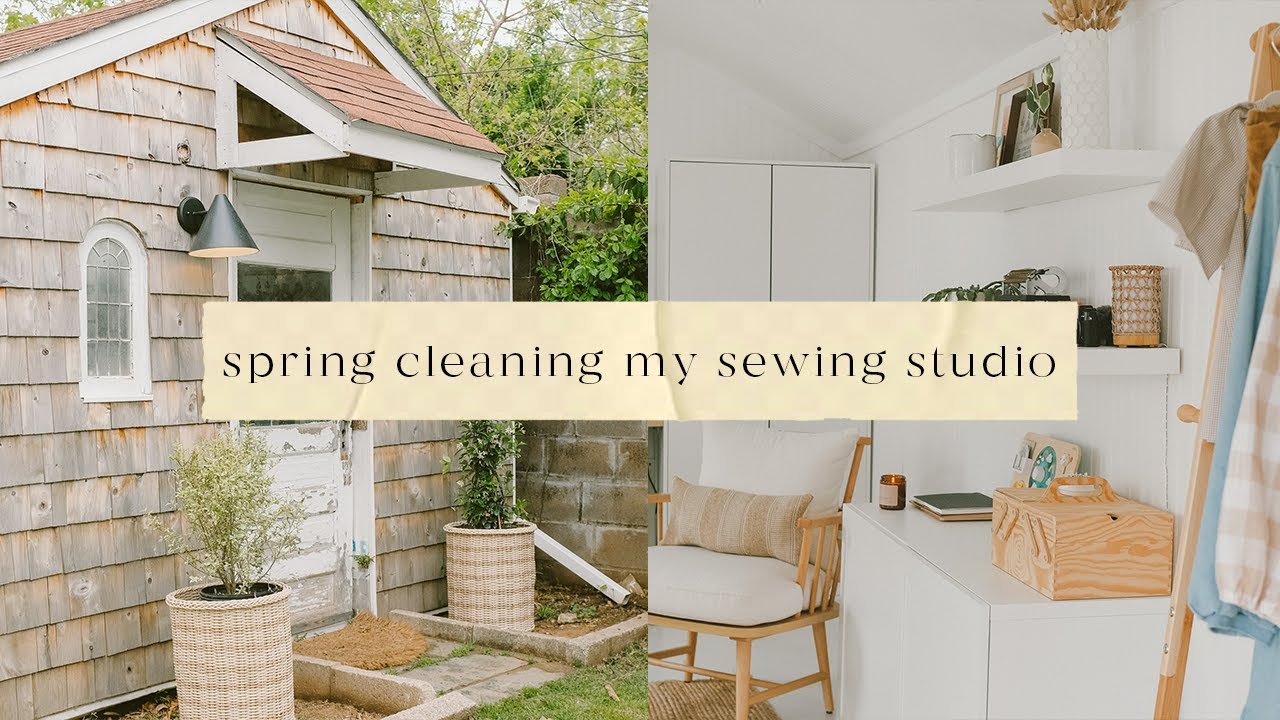 Sewing Studio Refresh | Organizing My Sewing Shed