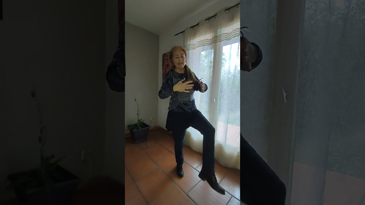 TUTO Sévillana 1 con palillos. Sevillane 1 avec castagnetttes. カスタネット付きのセビジャーナ1 castanets
