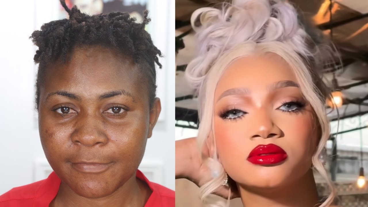 🍫 HAIR AND MAKEUP TRANSFORMATION 🍫 BEAUTIFUL 👉PREMIUMLACEWIG