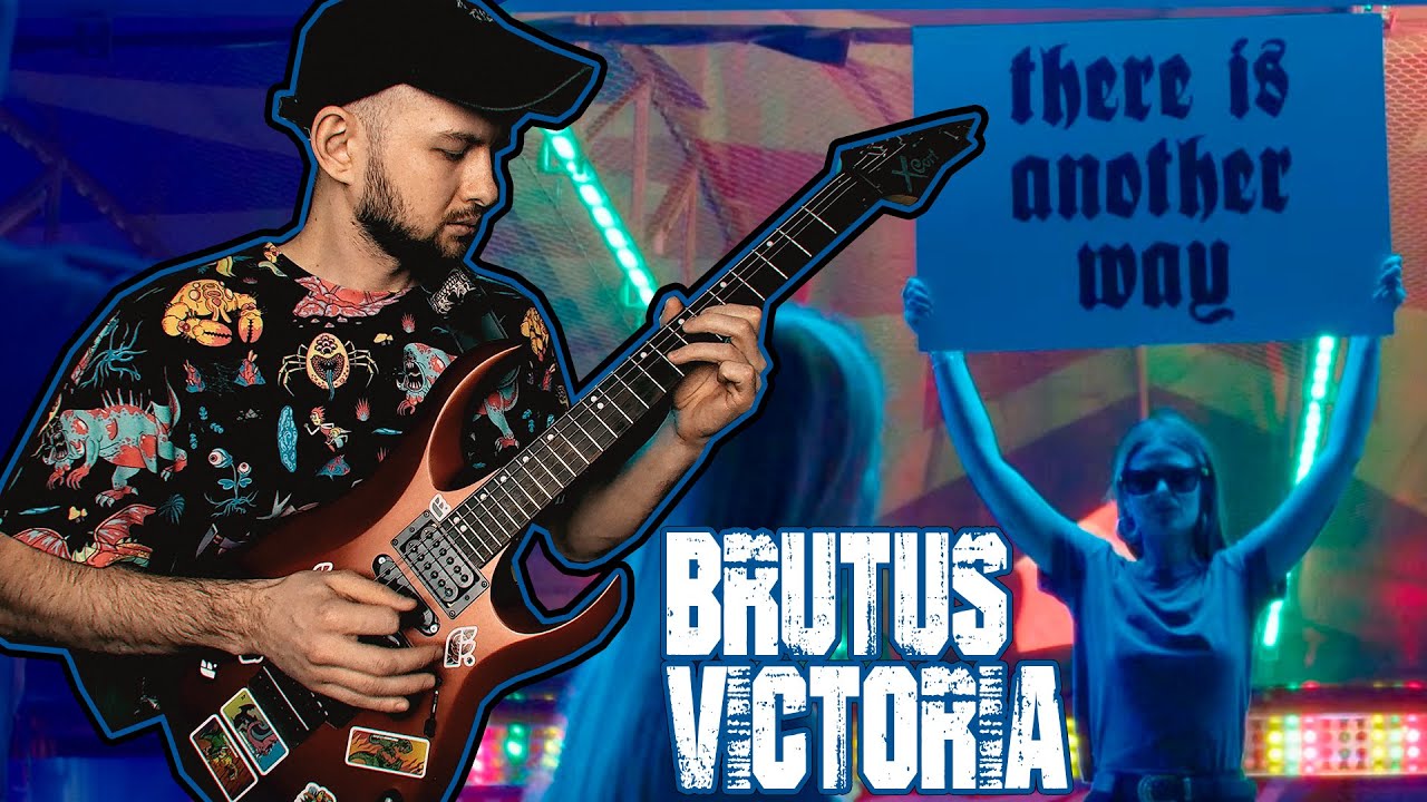 Brutus - Victoria (Guitar Cover With Screen Tabs) #guitarcover #guitarist #victoria  #brutus