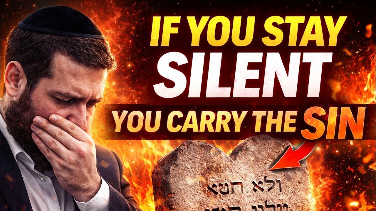 Rabbi Yaron Reuven - If You Stay Silent, You Carry the Sin