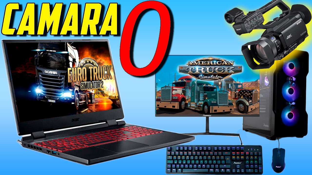COMO ACTIVAR Cámara 0 y Consola en LAPTOP -PC de mesa ATS y ETS2 1.58