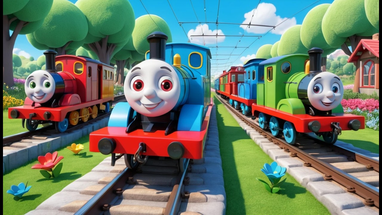 Drei kleine Züge: Klack, Klack, Klack | Lustiges Eisenbahnlied & Kinderlieder