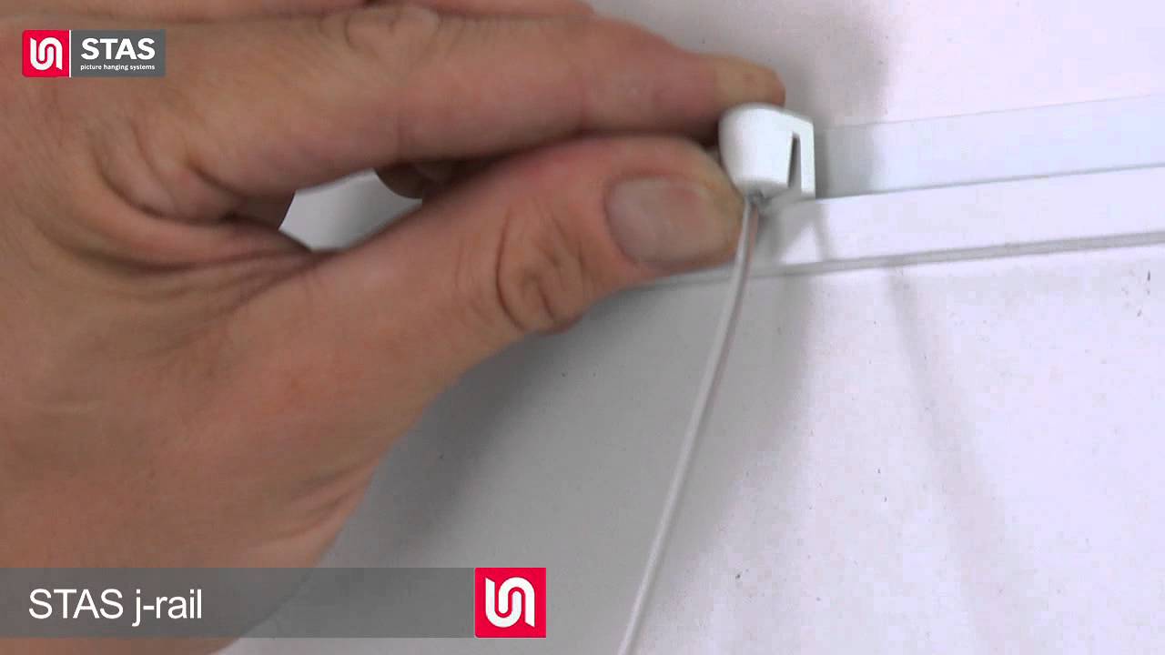STAS Jrail Picture & Art Hanging System from Quadro Art Hanging Systems
