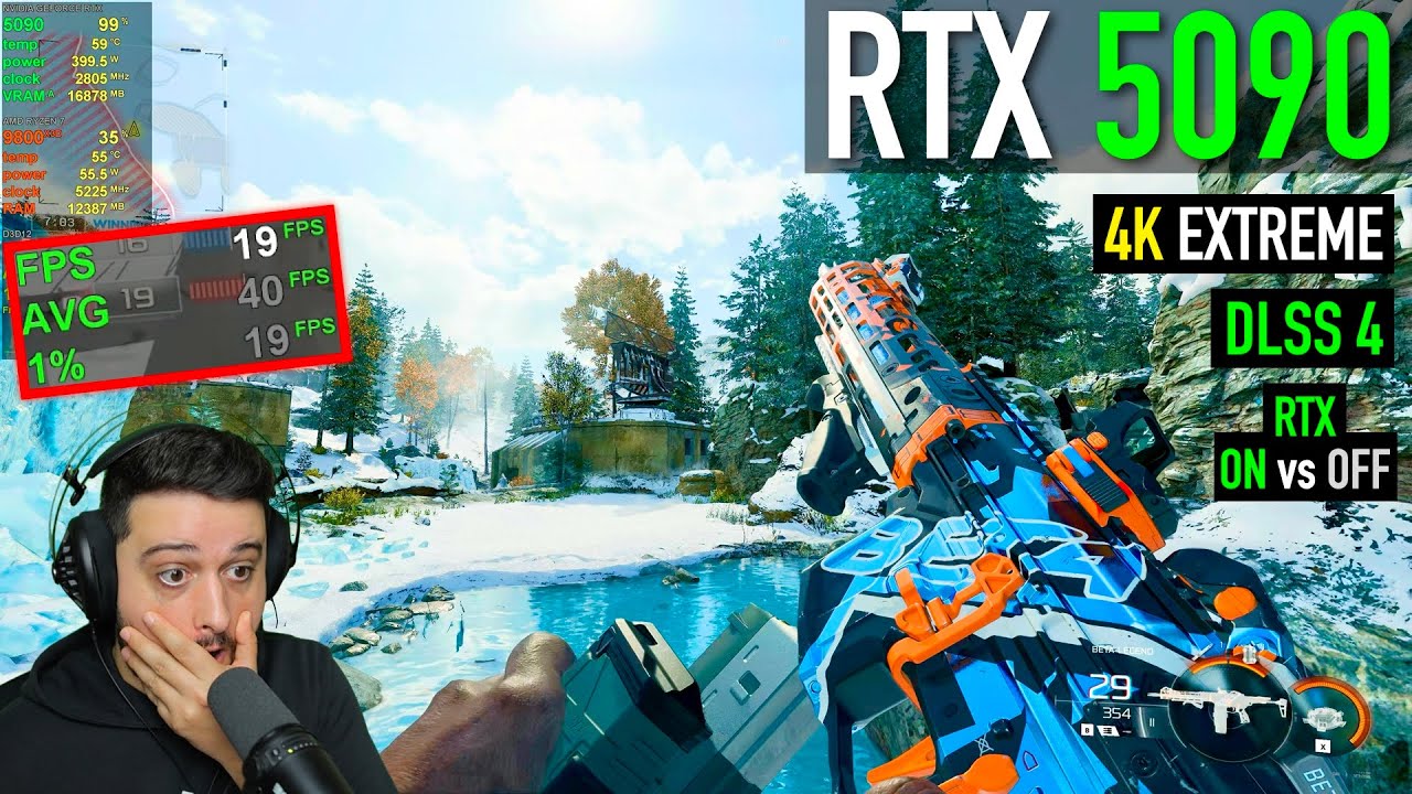 RTX 5090 — Call Of Duty: Black Ops 7 — RT работает как хрень!