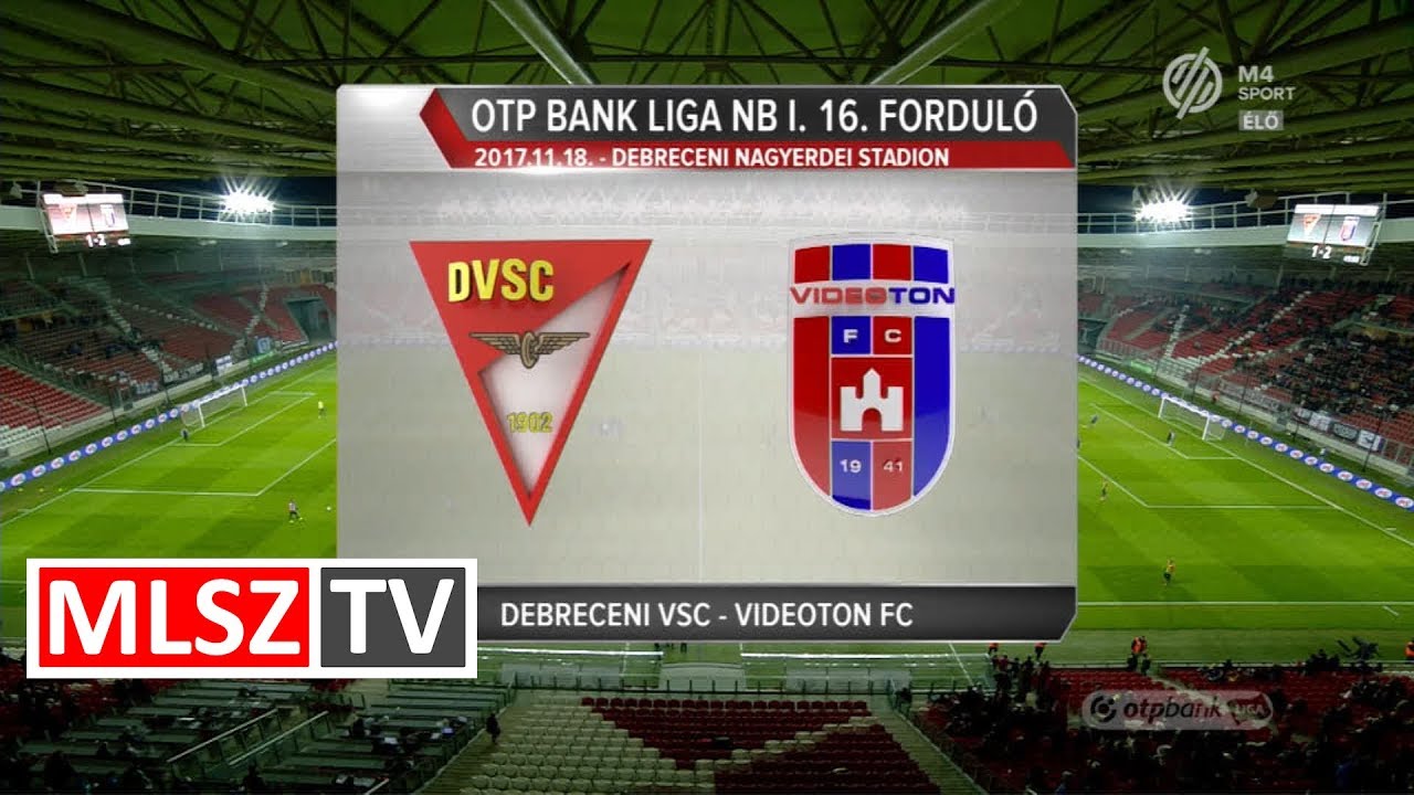 DVSC - Videoton FC  | 2-5 | OTP Bank Liga | 16. forduló | MLSZTV