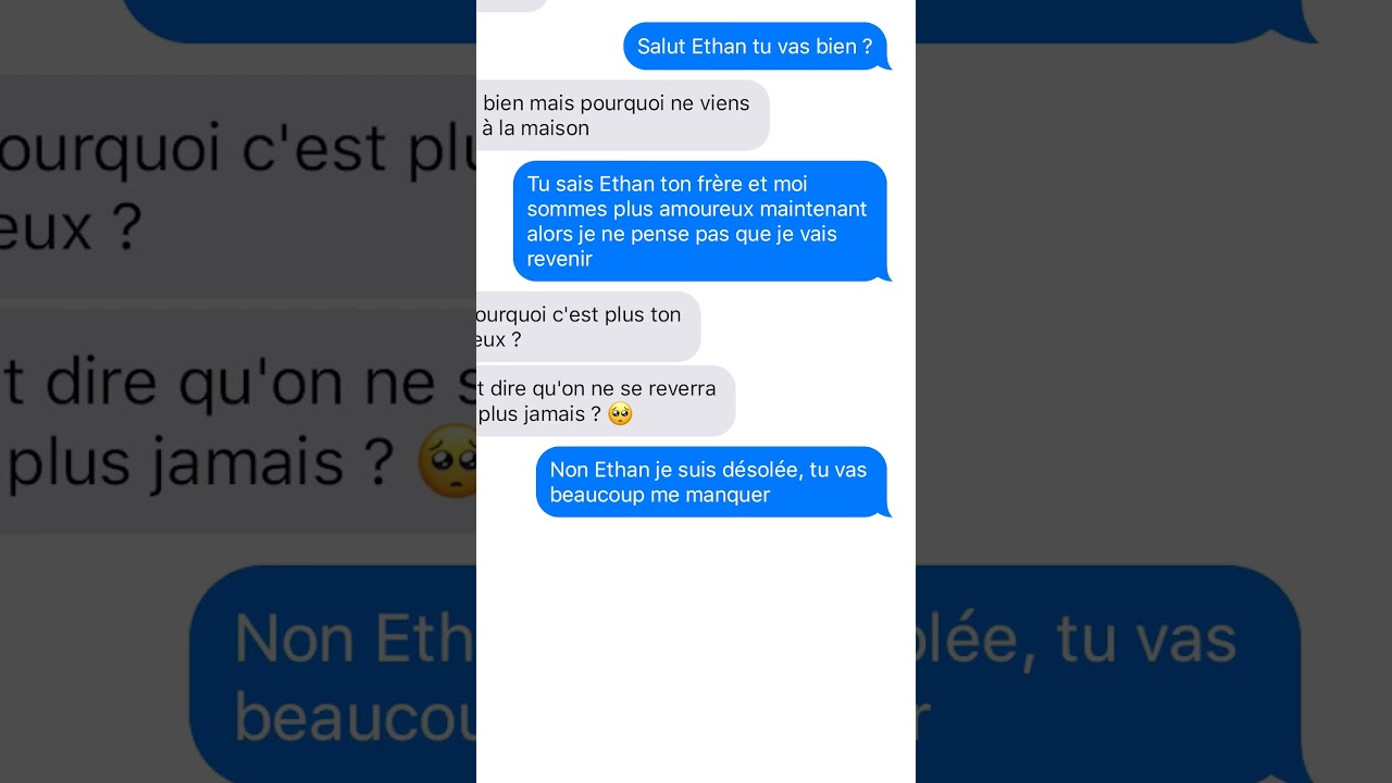 Il me fait trop de peine 🥺 #message #dm #couple #separation #sad #triste #histoire #shorts