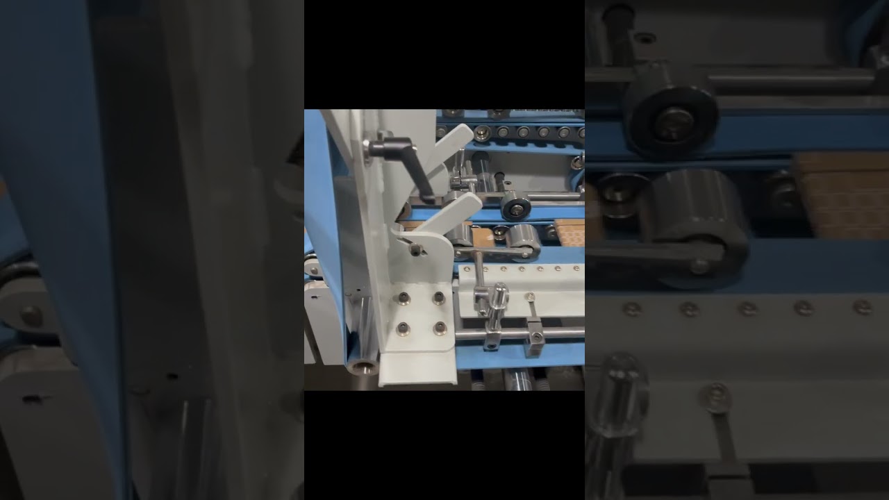 micro E flute auto lock bottom box high-speed automatic folder gluer SINOSUN machine#boxfoldergluer