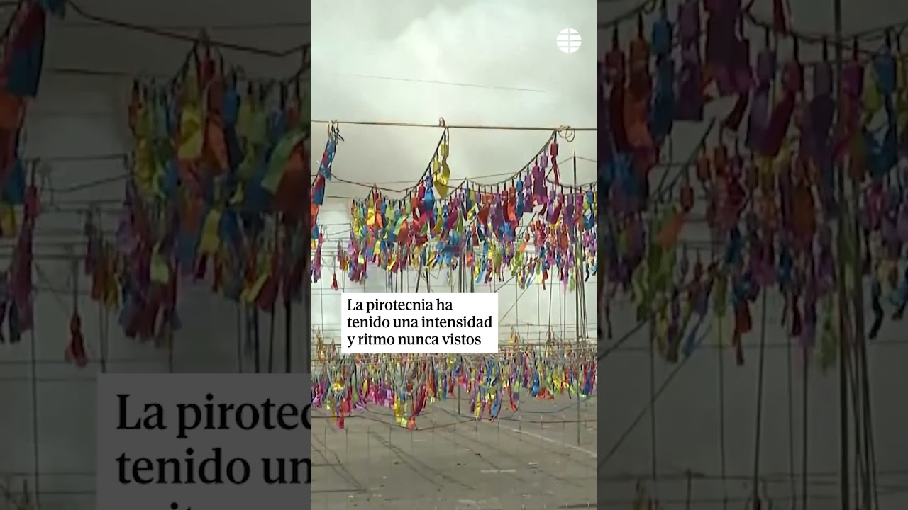 Masclet&aacute; hist&oacute;rica en Aldaia con r&eacute;cord de p&oacute;lvora #mascleta #aldaia #valencia #fiesta