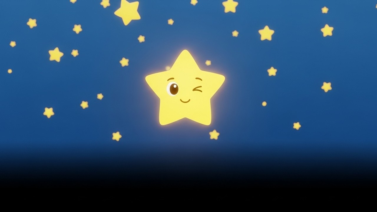 Twinkle Twinkle Little Star ✨ | Classic Nursery Rhyme for Kids | Soothing Lullaby