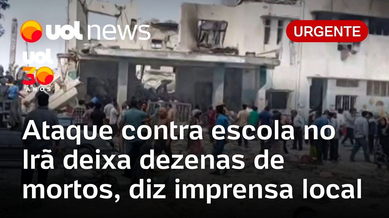 EUA e Israel x Irã: Ataque contra escola deixa mais de 50 mortos; vídeos mostram prédio destruído