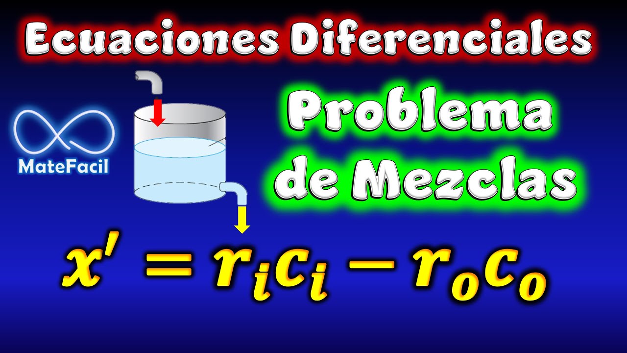 Problema de Mezclas, Calcular la cantidad de Sal (Ecuaciones Diferenciales)