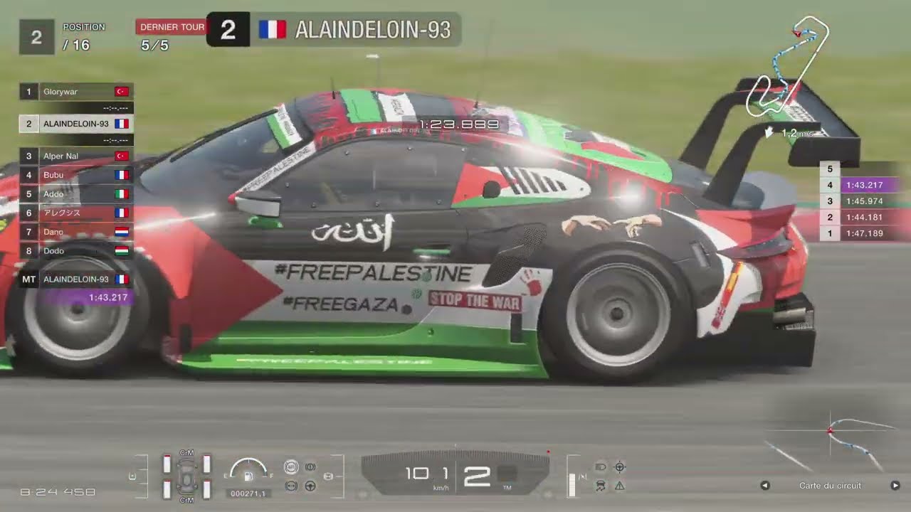 🔴Gran Turismo 7 - Race For 🇵🇸✊️ Barcelona Catalunya Battle Porsche #palestine #gaza #granturismo 