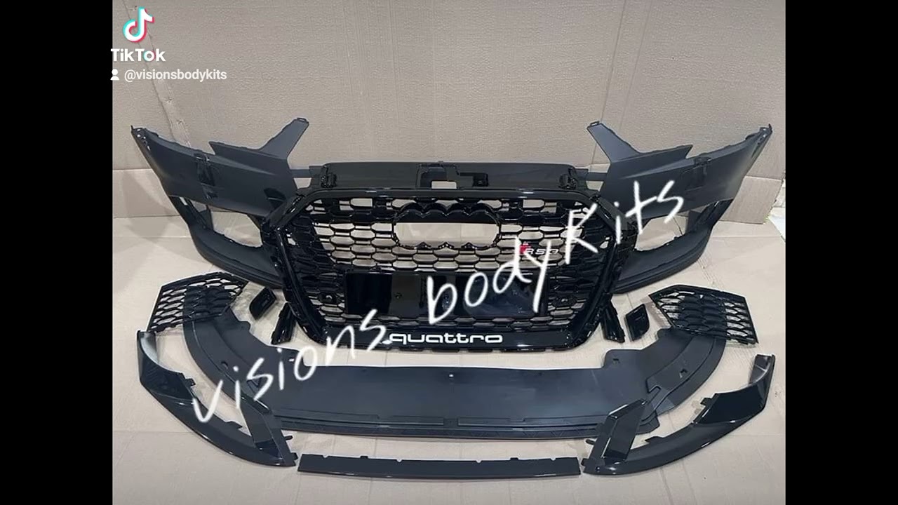 Audi A3 8V Facelift RS3 Front Bumper Set