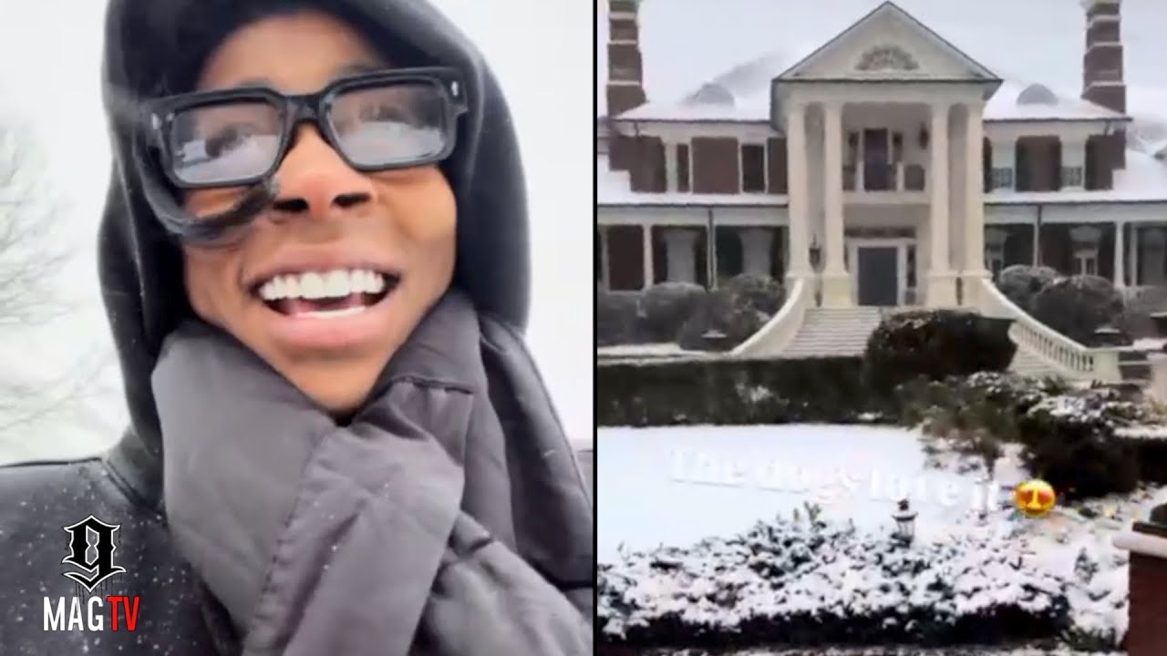 Dwight Howard's Wife Amy Can't Believe Their 32,500 sq ft. Georgia Mansion Is Covered In Snow! ❄️