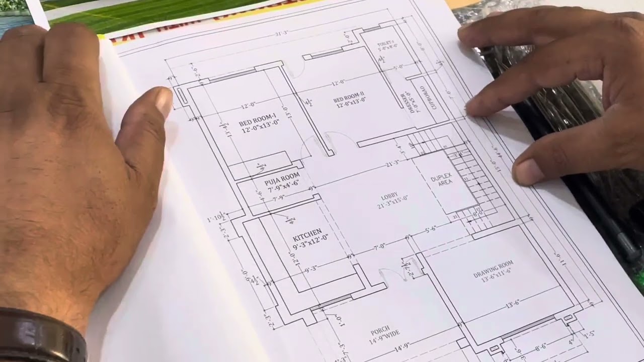 Part-1 House 🏠Planning De Full Detail File॥