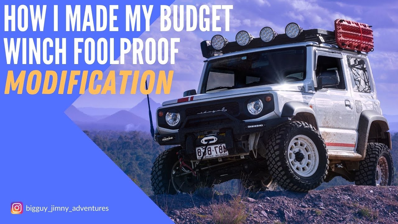 How I modified my Suzuki Jimny JB74 Budget Winch to be foolproof!