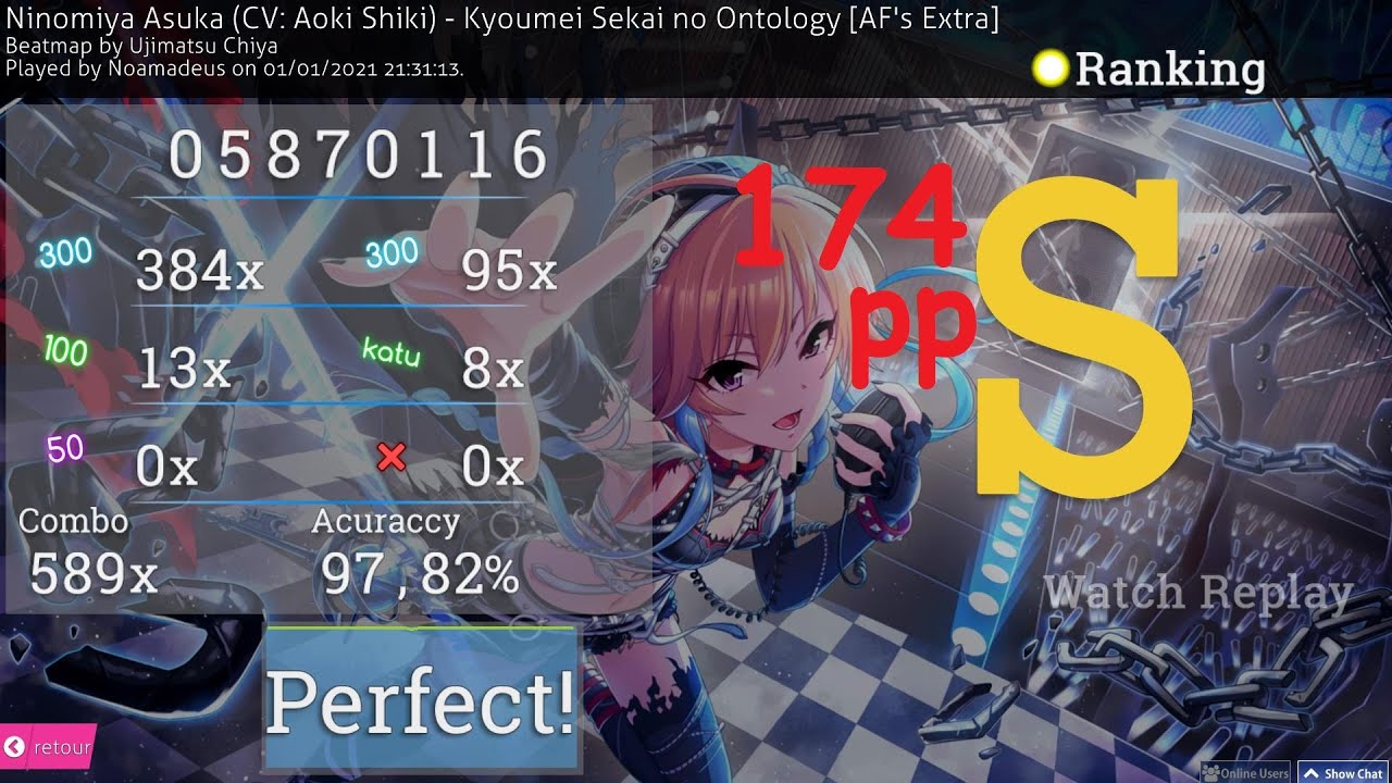 osu! Kyoumei Sekai no Ontology - Ninomiya Asuka (CV: Aoki Shiki) [AF's Extra] 5,49*